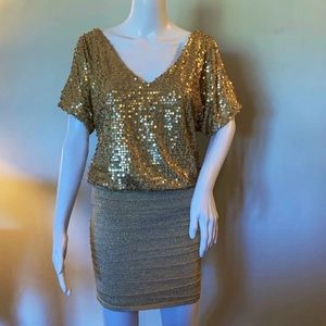 Gold Sequined Dress- Frederick’s of Hollywood